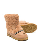 Stivali Wadou per bambina Donsje beige con muso di animale - Rubino Kids