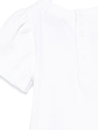T-shirt con stampa per neonato Moschino Kids bianco con girocollo - Rubino Kids