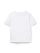 T-shirt da bambino Boss Kids bianca con stampa con logo - Rubino Kids