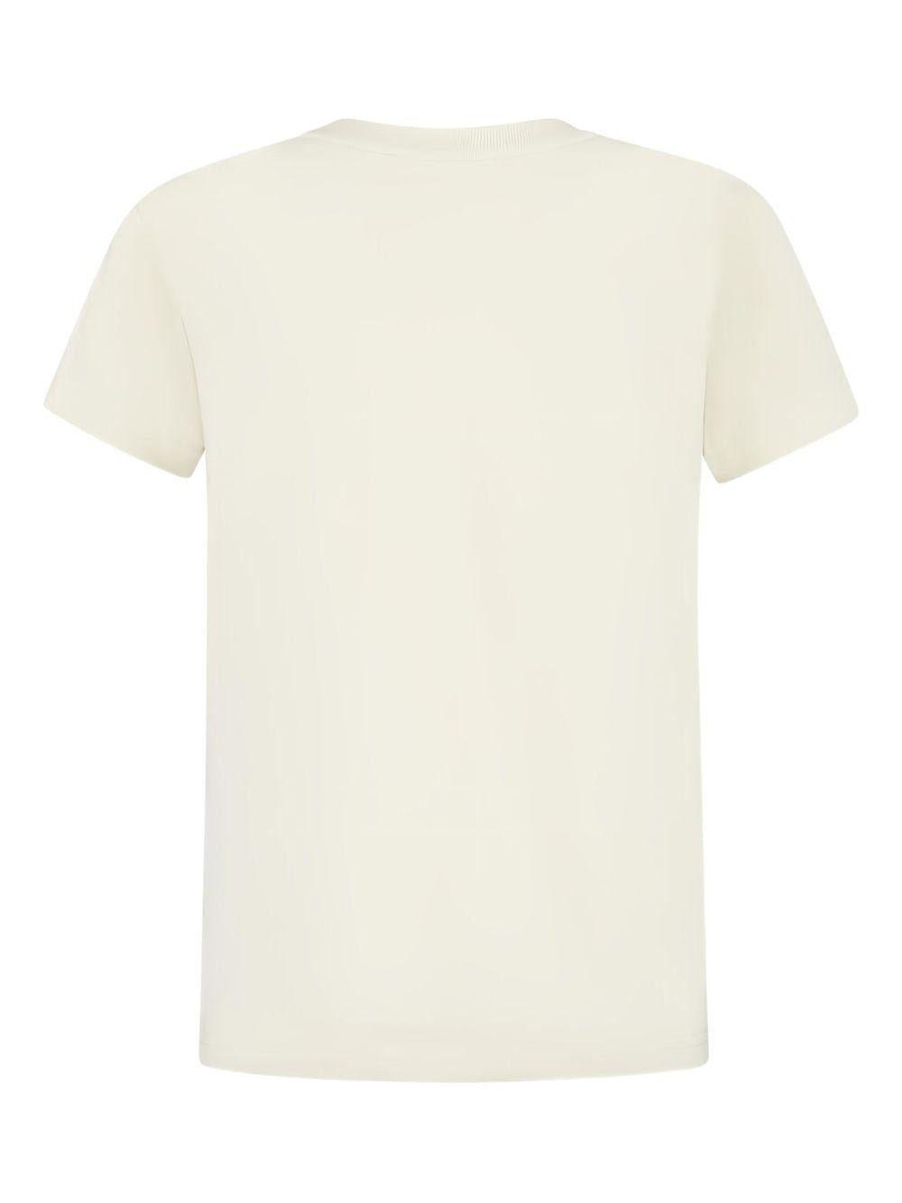 T-shirt da bambino Boss Kids bianca con stampa logo - Rubino Kids