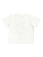 T-shirt da neonato Stella McCartney Kids bianca con stampa grafica balena - Rubino Kids