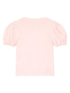 T shirt Dolce & Gabbana per bambina con logo DG e stampa tigro - Rubino Kids