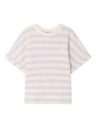 T-shirt Farah per bambina Bonpoint multicolor con design a righe - Rubino Kids