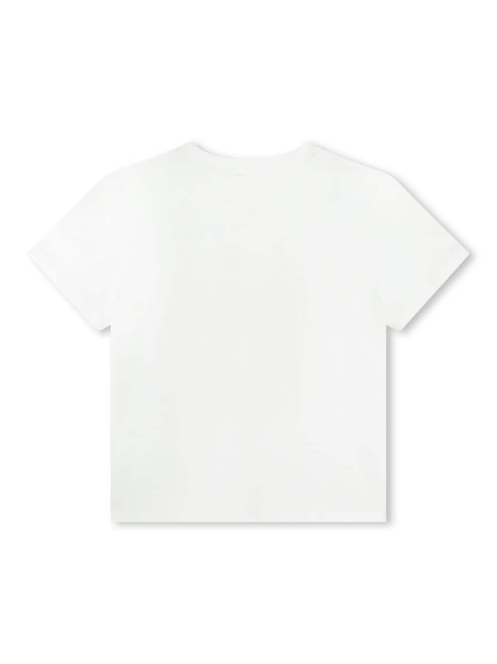 T-shirt girocollo con motivo 4G - Rubino Kids