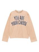 T-shirt Jordan per donna THE M beige con inserto in rete - Rubino Kids