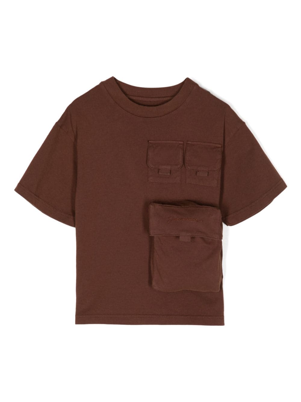 T-shirt Le Bolso con taschino - Rubino Kids