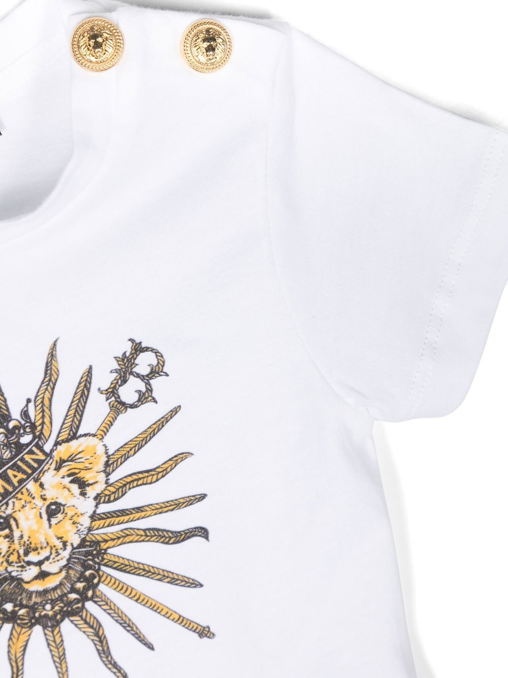 T-shirt Lion Prince con abbottonatura - Rubino Kids