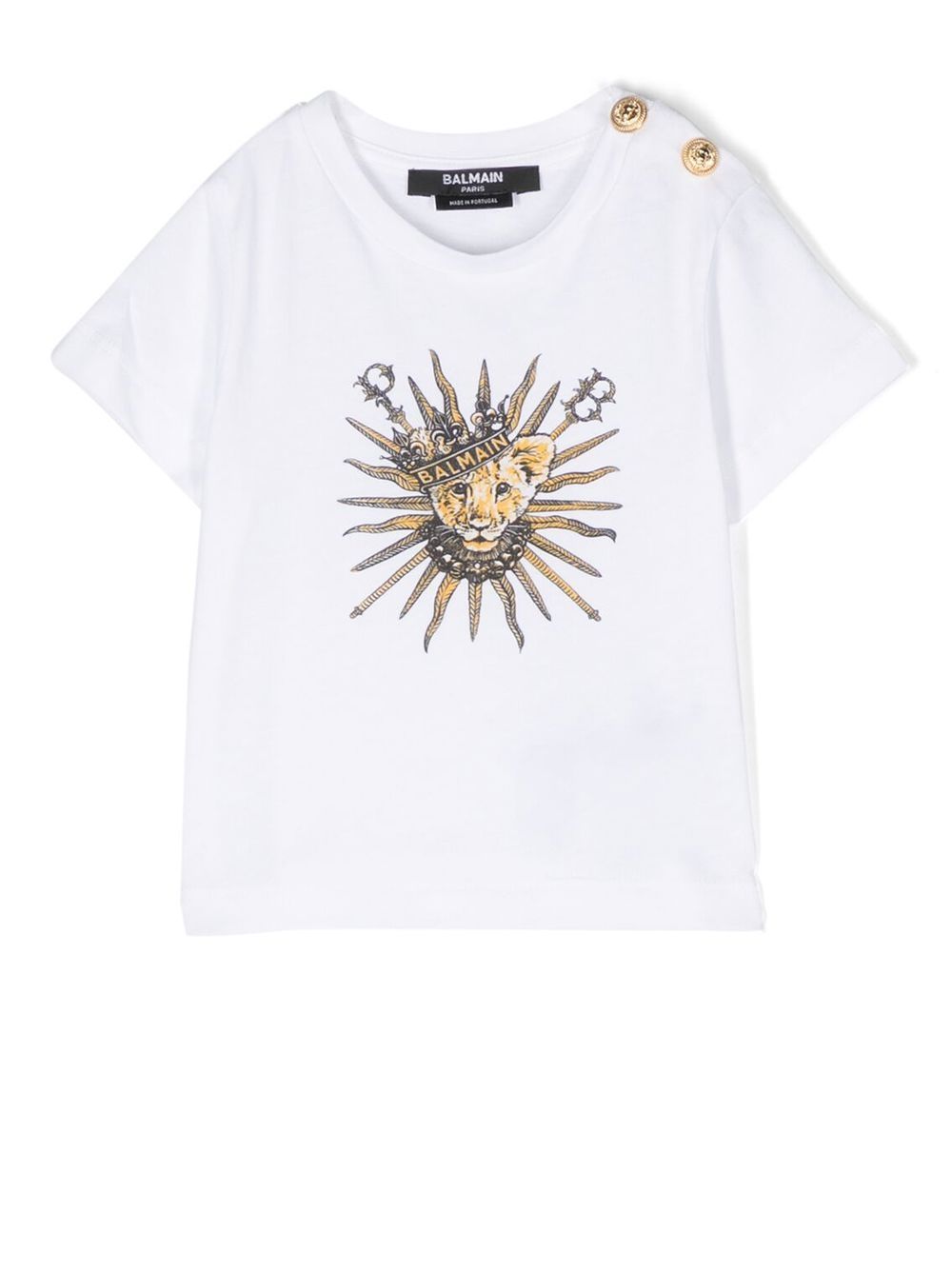 T-shirt Lion Prince con abbottonatura - Rubino Kids