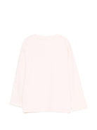 T-shirt Mountoo per bambina Molo rosa con stampa cavallo - Rubino Kids