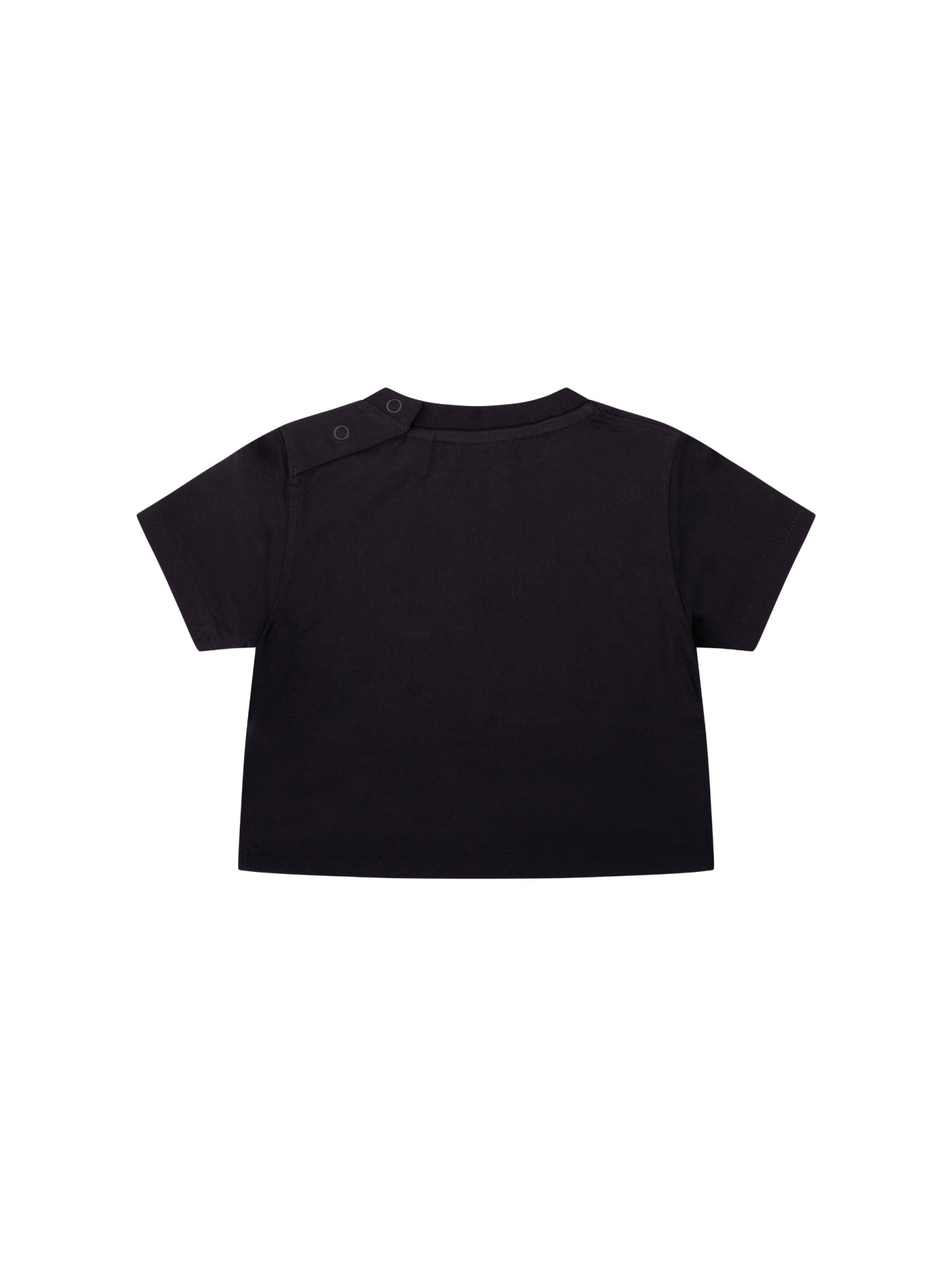 T-shirt neonato Burberry Kids nera con stampa Thomas Bear - Rubino Kids
