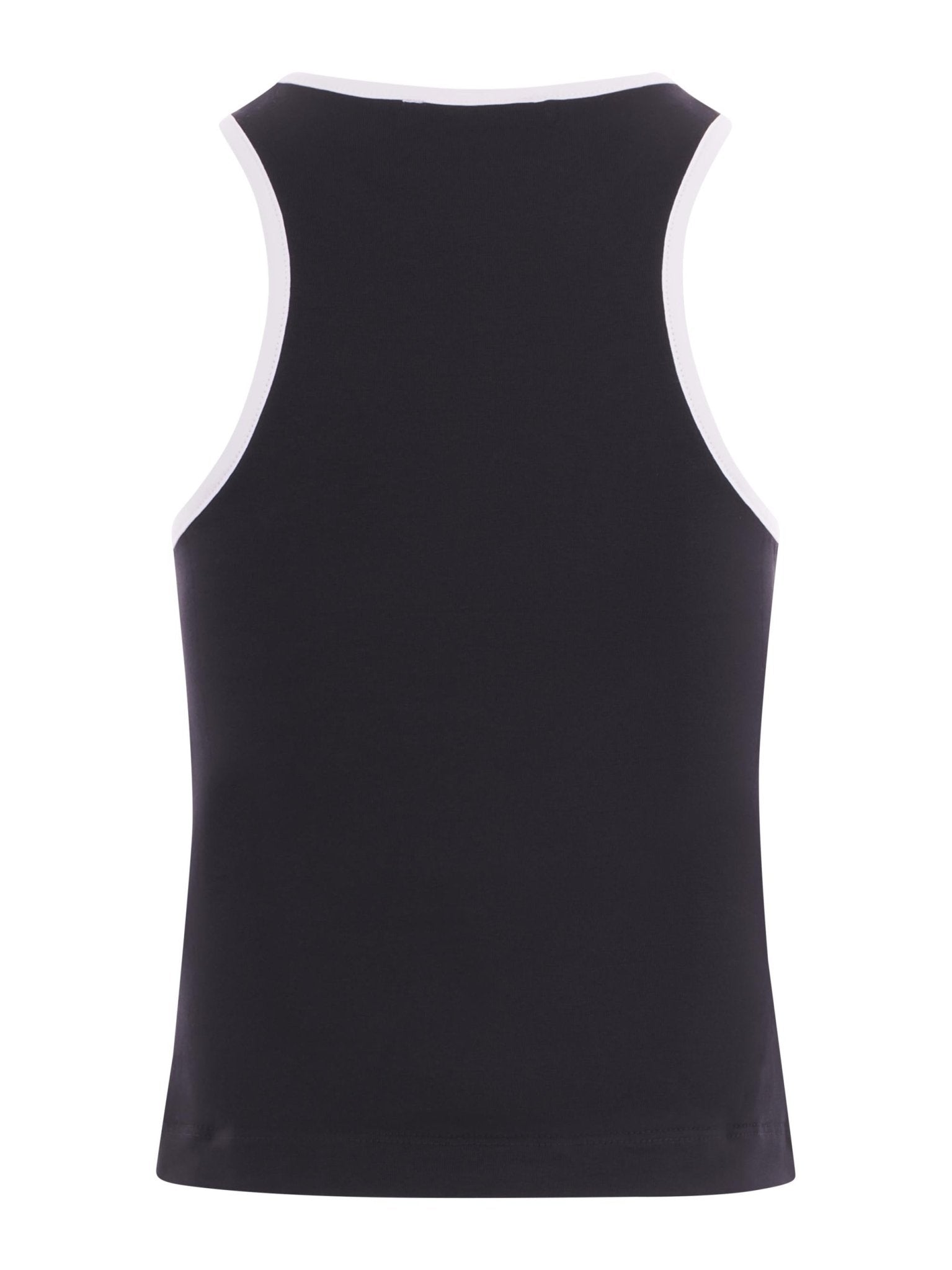 T-shirt per bambina Balmain Kids nera con logo stampato sul davanti - Rubino Kids