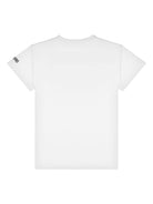 T shirt per bambina bianca Moschino con stampa LOVE nera - Rubino Kids