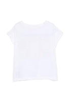 T-shirt per bambina Billieblush bianca con scritta "All mermaids don't live in the sea" sul davanti - Rubino Kids