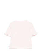 T-shirt per bambina Billieblush rosa con stampa grafica Unicorno - Rubino Kids