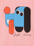 T-shirt per bambina Bobo Choses rosa con stampa cane - Rubino Kids
