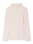 T-shirt per bambina Bonpoint Tahiti rosa con motivo a coste - Rubino Kids