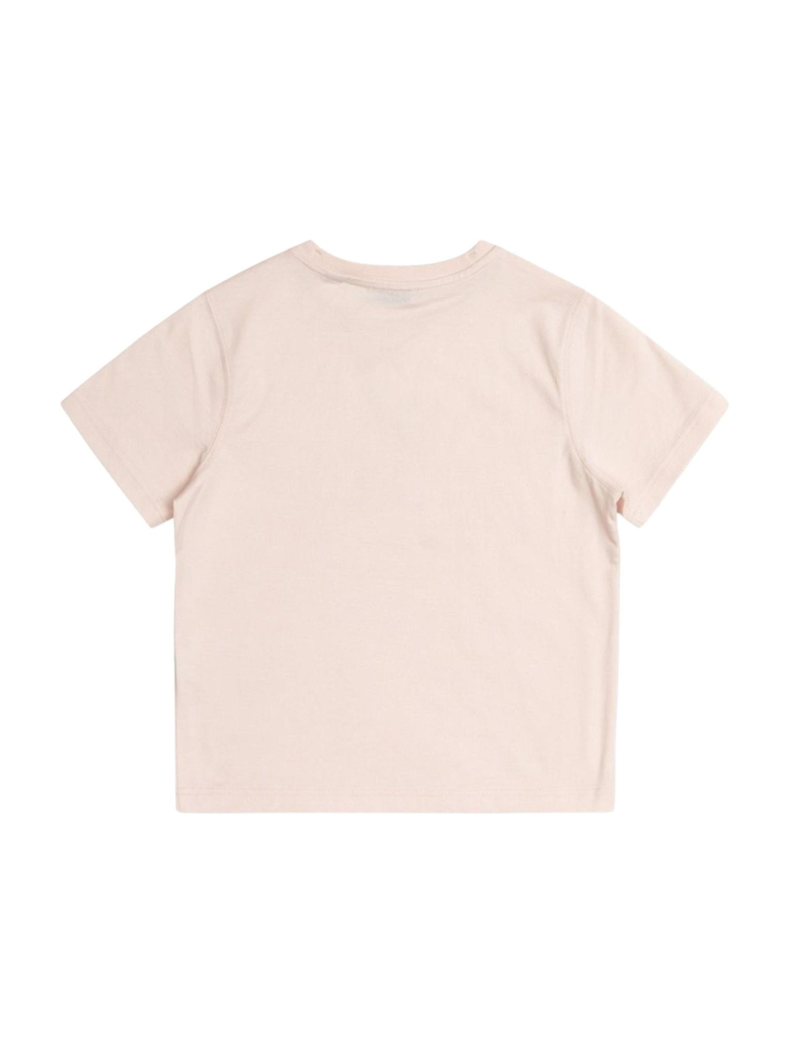 T-shirt per bambina Burberry Kids rosa con stampa orsetto sul davanti - Rubino Kids