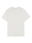 T-shirt per bambina DKNY Kids bianca con design attorcigliato - Rubino Kids