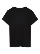 T-shirt per bambina Dkny Kids nera con logo - Rubino Kids