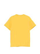 T-shirt per bambina Elisabetta Franchi La Mia Bambina giallo stampa logo - Rubino Kids