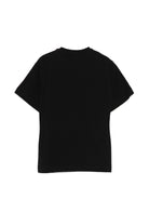 T-shirt per bambina Elisabetta Franchi La Mia Bambina nera con logo - Rubino Kids