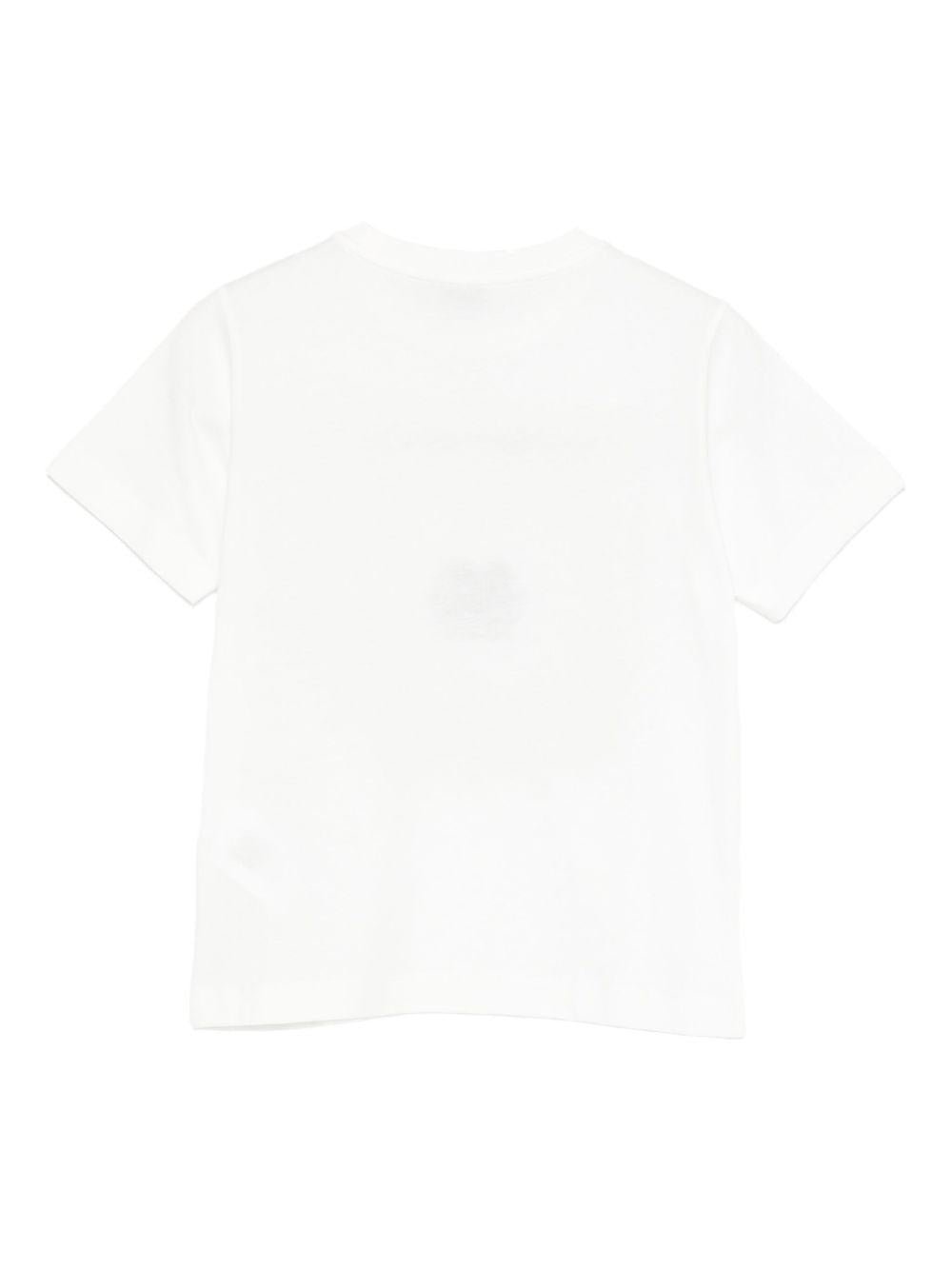 T-shirt per bambina ETRO KIDS bianca con motivo Pegaso - Rubino Kids