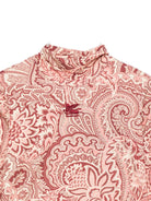 T-shirt per bambina ETRO KIDS rosa con stampa paisley - Rubino Kids