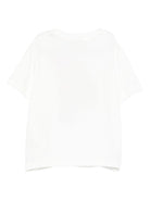 T-shirt per bambina Fendi Kids bianca con motivo bambola - Rubino Kids