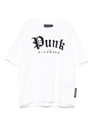 John Richmond Junior Girls' White Graphic T-Shirt