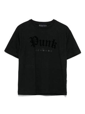 John Richmond Junior Girls' Black Graphic T-Shirt