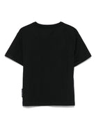 T-shirt per bambina John Richmond Junior nero con stampa grafica - Rubino Kids