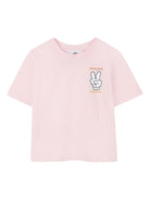 T-shirt per bambina Marc Jacobs Kids x Disney Mickey Mouse rosa con stampa - Rubino Kids