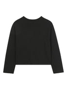 T-shirt per bambina Michael Kors Kids nera con dettaglio logo - Rubino Kids