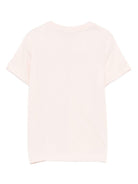 T-shirt per bambina Missoni Kids rosa con decorazione logo - Rubino Kids