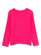 T-shirt per bambina Moschino Kids fucsia con stampa Teddy - Rubino Kids