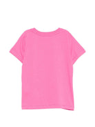 T-shirt per bambina Moschino Kids rosa con stampa Teddy Bear - Rubino Kids