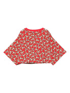 T-shirt per bambina Moschino Kids rosso con stampa all - over - Rubino Kids