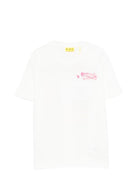 T-shirt per bambina Off - White Kids bianco con logo - Rubino Kids