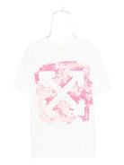 T-shirt per bambina Off - White Kids bianco con logo - Rubino Kids