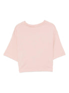 T-shirt per bambina Off - White Kids rosa con logo - Rubino Kids