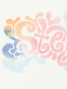 T-shirt per bambina Stella McCartney Kids bianca con stampa grafica sul davanti - Rubino Kids