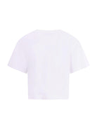 T-shirt per bambina Stella McCartney Kids bianca con stampa grafica sul davanti - Rubino Kids