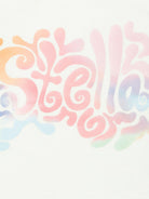 T-shirt per bambina Stella McCartney Kids bianca con stampa grafica sul davanti - Rubino Kids