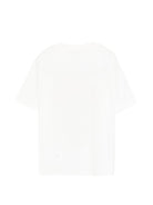 T-shirt per bambina Stella McCartney Kids bianca con stampa vaso con fiori - Rubino Kids