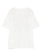 T-shirt per bambina Stella McCartney Kids bianco con stampa grafica - Rubino Kids