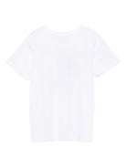 T-shirt per bambina Stella McCartney Kids bianco con stampa grafica - Rubino Kids