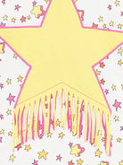 T-shirt per bambina Stella McCartney Kids bianco con stampa stelle - Rubino Kids