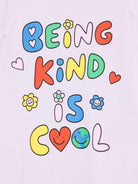 T-shirt per bambina Stella McCartney Kids lilla con stampa grafica - Rubino Kids