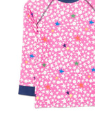 T-shirt per bambina Stella McCartney Kids rosa con stampa stelle - Rubino Kids