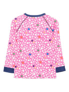 T-shirt per bambina Stella McCartney Kids rosa con stampa stelle - Rubino Kids
